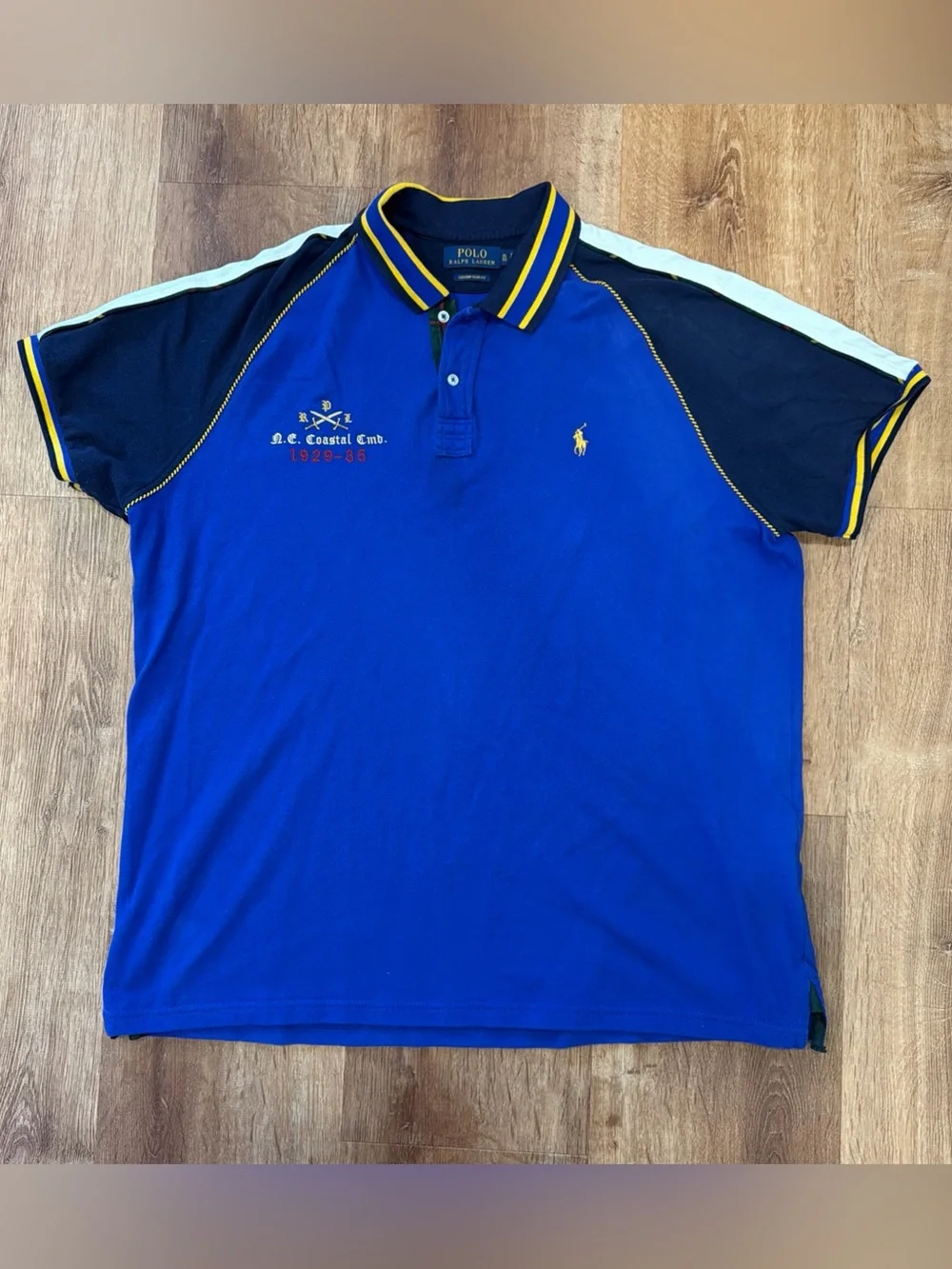 Polo Ralph Lauren Men’s XL Slim Fit The Highlands RL Coastal Cmd 612th Air Div